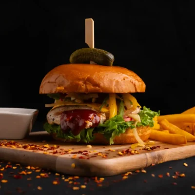 Fajita Chicken Burger