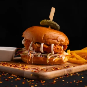 Buffalo Ranch Chicken Burger