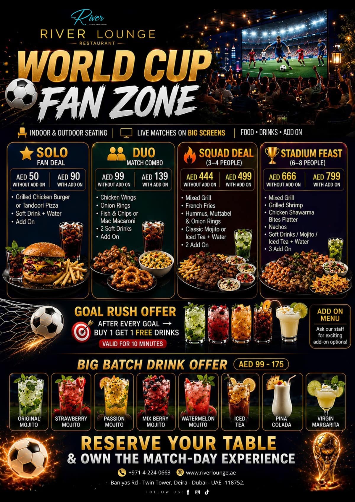 FIFA WC26 Live Screening & Celebration – Own the Match Day Experience